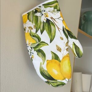 love Lemons  Oven Mitt Made in Italy